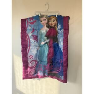Disney Frozen Sleeping Bag Elsa Anna Multicolor Pictorial Kids Bedding Girl